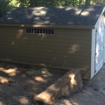 Transom windows and LP lap siding